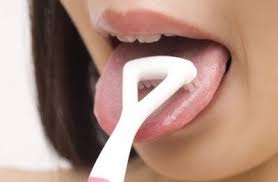 舌磨き